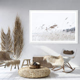 Reeds In The Breeze-The Paper Tree-beach,boho,coast,coastal,grass,hamptons,nature,neutral,pampas grass,premium art print,reeds,sand,shore,tall grass,wall art,Wall_Art,Wall_Art_Prints