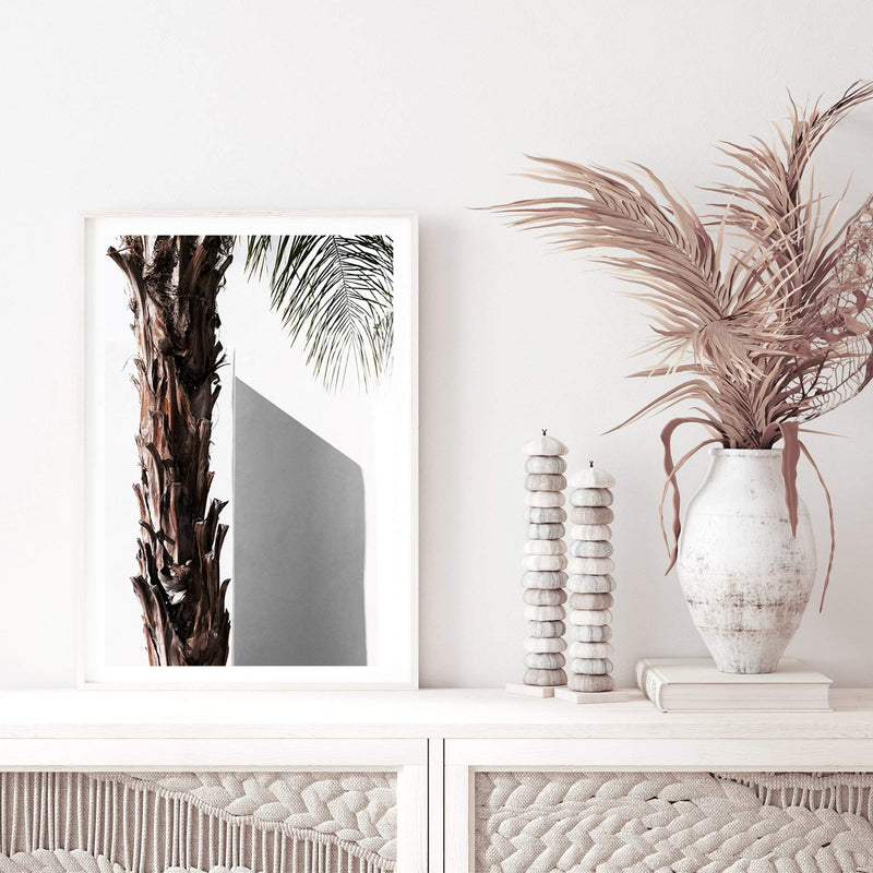 Shaded Palm Tree-The Paper Tree-boho,hamptons,minimalist,neutral,palm,palm frond,palm tree,portrait,premium art print,scandi,tree,wall art,Wall_Art,Wall_Art_Prints,white