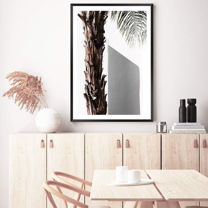 Shaded Palm Tree-The Paper Tree-boho,hamptons,minimalist,neutral,palm,palm frond,palm tree,portrait,premium art print,scandi,tree,wall art,Wall_Art,Wall_Art_Prints,white