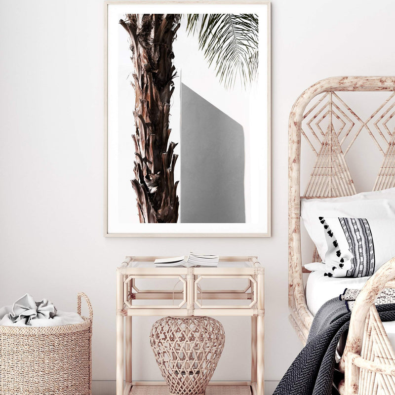 Shaded Palm Tree-The Paper Tree-boho,hamptons,minimalist,neutral,palm,palm frond,palm tree,portrait,premium art print,scandi,tree,wall art,Wall_Art,Wall_Art_Prints,white