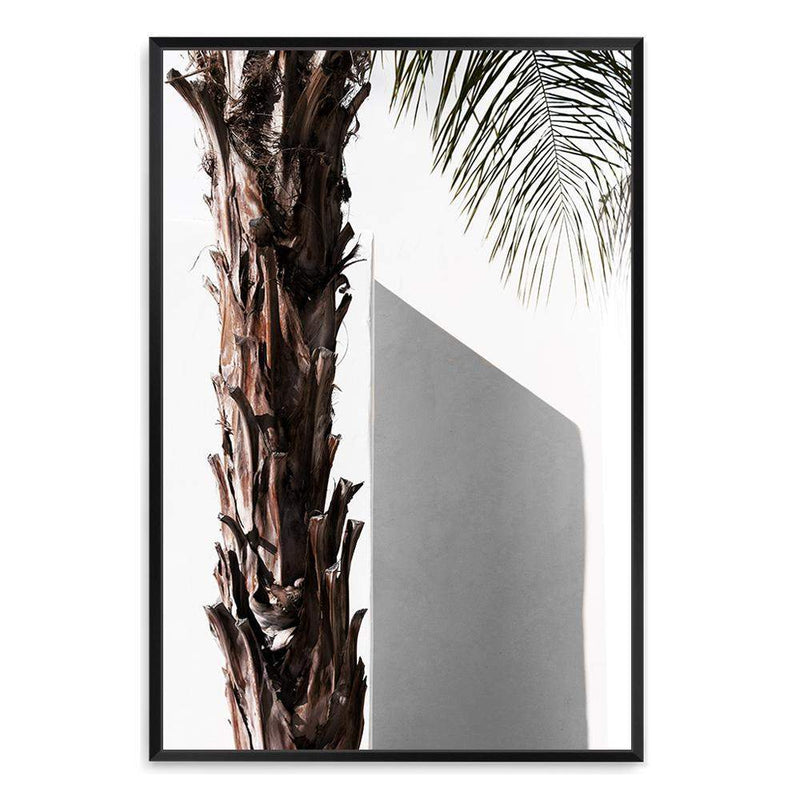 Shaded Palm Tree-The Paper Tree-boho,hamptons,minimalist,neutral,palm,palm frond,palm tree,portrait,premium art print,scandi,tree,wall art,Wall_Art,Wall_Art_Prints,white