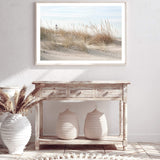 The Lighthouse-The Paper Tree-beach,boho,coastal,coastal grass,coastal reeds,grass,hamptons,landscape,lighthouse,neutral,premium art print,reeds,shore,tall grass,wall art,Wall_Art,Wall_Art_Prints