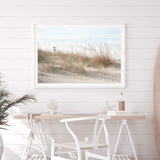 The Lighthouse-The Paper Tree-beach,boho,coastal,coastal grass,coastal reeds,grass,hamptons,landscape,lighthouse,neutral,premium art print,reeds,shore,tall grass,wall art,Wall_Art,Wall_Art_Prints