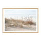 The Lighthouse-The Paper Tree-beach,boho,coastal,coastal grass,coastal reeds,grass,hamptons,landscape,lighthouse,neutral,premium art print,reeds,shore,tall grass,wall art,Wall_Art,Wall_Art_Prints