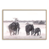 Elephants-The Paper Tree-africa,african,animal,boho,elephant,elephants,herd,landscape,nature,neutral,premium art print,wall art,Wall_Art,Wall_Art_Prints