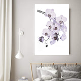 White Orchid Floral-The Paper Tree-floral,flower,flowers,hamptons,neutral,orchid,orchid flower,painted,portrait,premium art print,wall art,Wall_Art,Wall_Art_Prints,WHITE,white flower,white flowers,white orchid