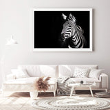 A Zebra's Stipes-The Paper Tree-africa,african,animal,black,black & white,black and white,horse,landscape,minimal,monochrome,premium art print,stripes,wall art,Wall_Art,Wall_Art_Prints,zebra