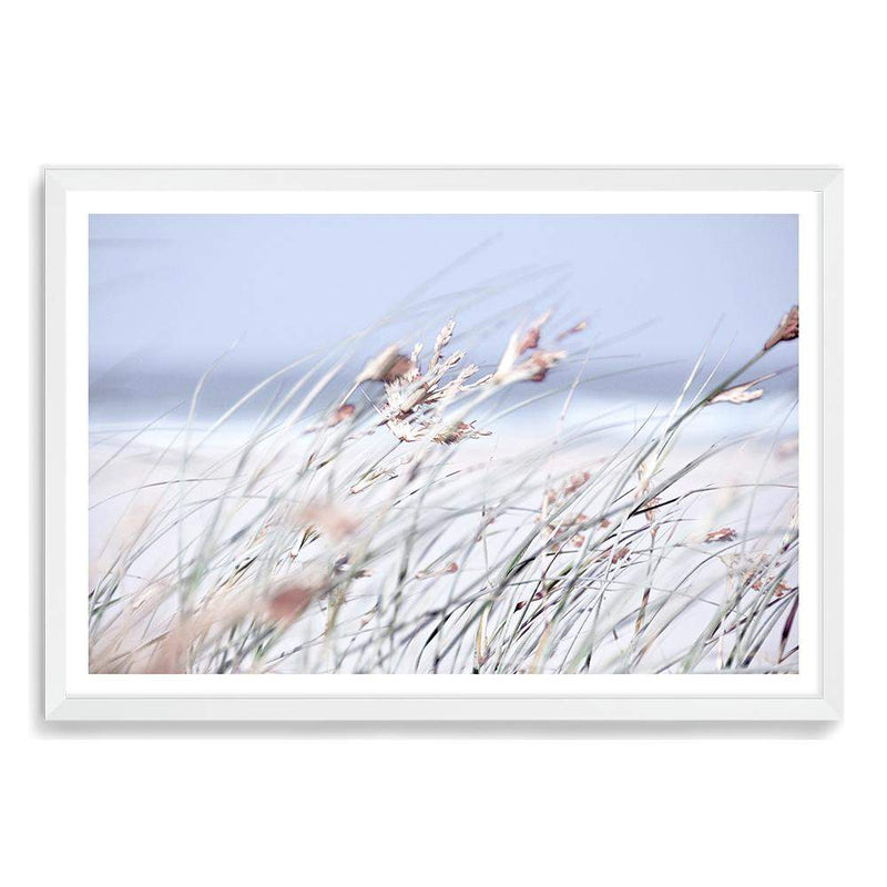 Pastel Grass-The Paper Tree-abstract,beach,blue,coastal,coastal grass,grass,hamptons,landscape,pastel,premium art print,reeds,shore,tall grass,wall art,Wall_Art,Wall_Art_Prints