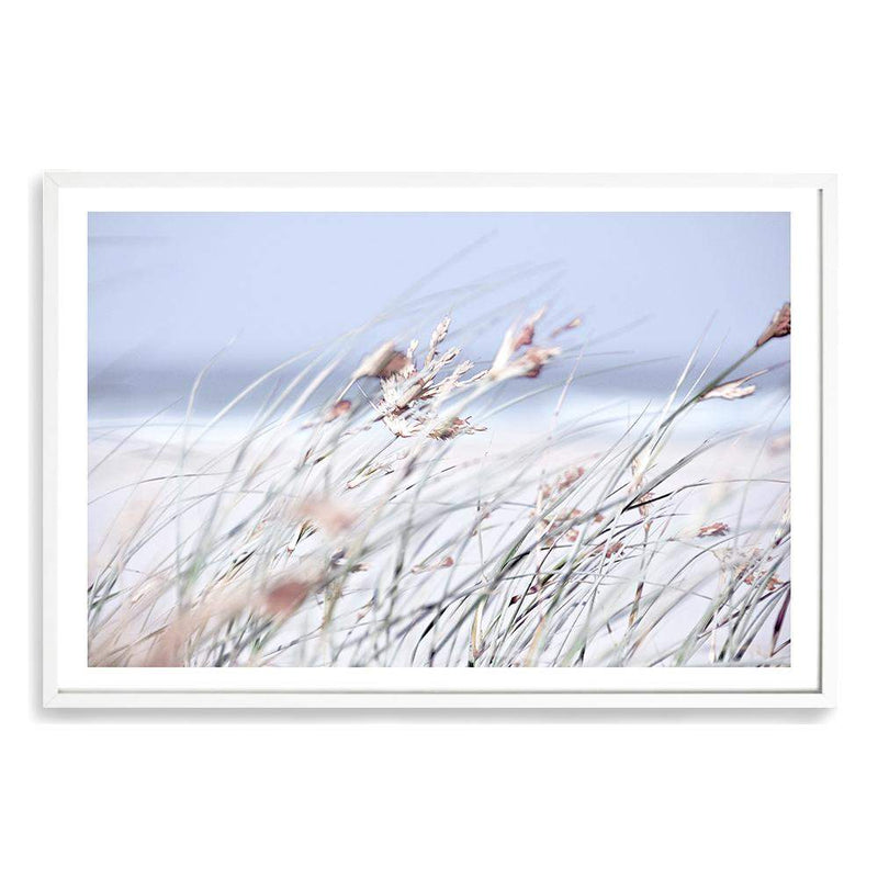 Pastel Grass-The Paper Tree-abstract,beach,blue,coastal,coastal grass,grass,hamptons,landscape,pastel,premium art print,reeds,shore,tall grass,wall art,Wall_Art,Wall_Art_Prints