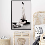 Legs For Days-The Paper Tree-beautiful,black & white,black and white,designer,eclectic,legs,minimalist,neutral,portrait,premium art print,scandi,stockings,trendy,unique,wall art,Wall_Art,Wall_Art_Prints,woman