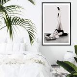 Legs For Days-The Paper Tree-beautiful,black & white,black and white,designer,eclectic,legs,minimalist,neutral,portrait,premium art print,scandi,stockings,trendy,unique,wall art,Wall_Art,Wall_Art_Prints,woman