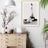 Legs For Days-The Paper Tree-beautiful,black & white,black and white,designer,eclectic,legs,minimalist,neutral,portrait,premium art print,scandi,stockings,trendy,unique,wall art,Wall_Art,Wall_Art_Prints,woman