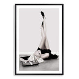 Legs For Days-The Paper Tree-beautiful,black & white,black and white,designer,eclectic,legs,minimalist,neutral,portrait,premium art print,scandi,stockings,trendy,unique,wall art,Wall_Art,Wall_Art_Prints,woman