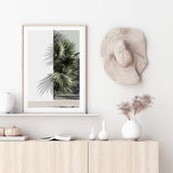 Palms Edge-The Paper Tree-abstract,america,architecture,boho,building,green,hamptons,lines,minimalist,palm frond,palm springs,plam,plam tree,portrait,premium art print,retro,scandi,vintage,wall art,Wall_Art,Wall_Art_Prints,white