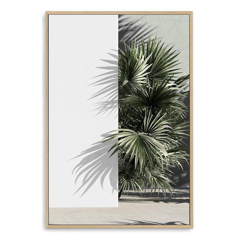 Palms Edge-The Paper Tree-abstract,america,architecture,boho,building,green,hamptons,lines,minimalist,palm frond,palm springs,plam,plam tree,portrait,premium art print,retro,scandi,vintage,wall art,Wall_Art,Wall_Art_Prints,white