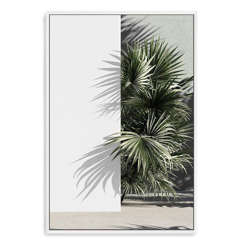 Palms Edge-The Paper Tree-abstract,america,architecture,boho,building,green,hamptons,lines,minimalist,palm frond,palm springs,plam,plam tree,portrait,premium art print,retro,scandi,vintage,wall art,Wall_Art,Wall_Art_Prints,white