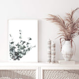 Eucalyptus Leaves-The Paper Tree-australia,australian,australian native,australiana,botanical,eucalyptus,green,gum,hamptons,leaf,leaves,minimalist,muted tone,native,portrait,premium art print,scandi,wall art,Wall_Art,Wall_Art_Prints,white