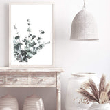 Eucalyptus Leaves-The Paper Tree-australia,australian,australian native,australiana,botanical,eucalyptus,green,gum,hamptons,leaf,leaves,minimalist,muted tone,native,portrait,premium art print,scandi,wall art,Wall_Art,Wall_Art_Prints,white