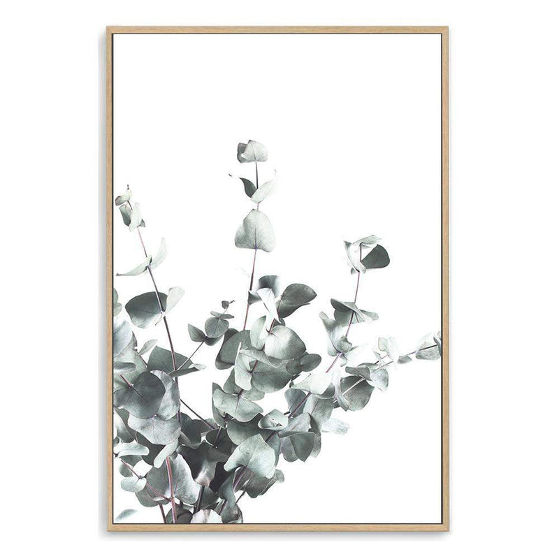 Eucalyptus Leaves-The Paper Tree-australia,australian,australian native,australiana,botanical,eucalyptus,green,gum,hamptons,leaf,leaves,minimalist,muted tone,native,portrait,premium art print,scandi,wall art,Wall_Art,Wall_Art_Prints,white