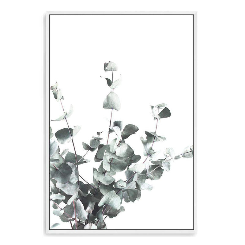 Eucalyptus Leaves-The Paper Tree-australia,australian,australian native,australiana,botanical,eucalyptus,green,gum,hamptons,leaf,leaves,minimalist,muted tone,native,portrait,premium art print,scandi,wall art,Wall_Art,Wall_Art_Prints,white