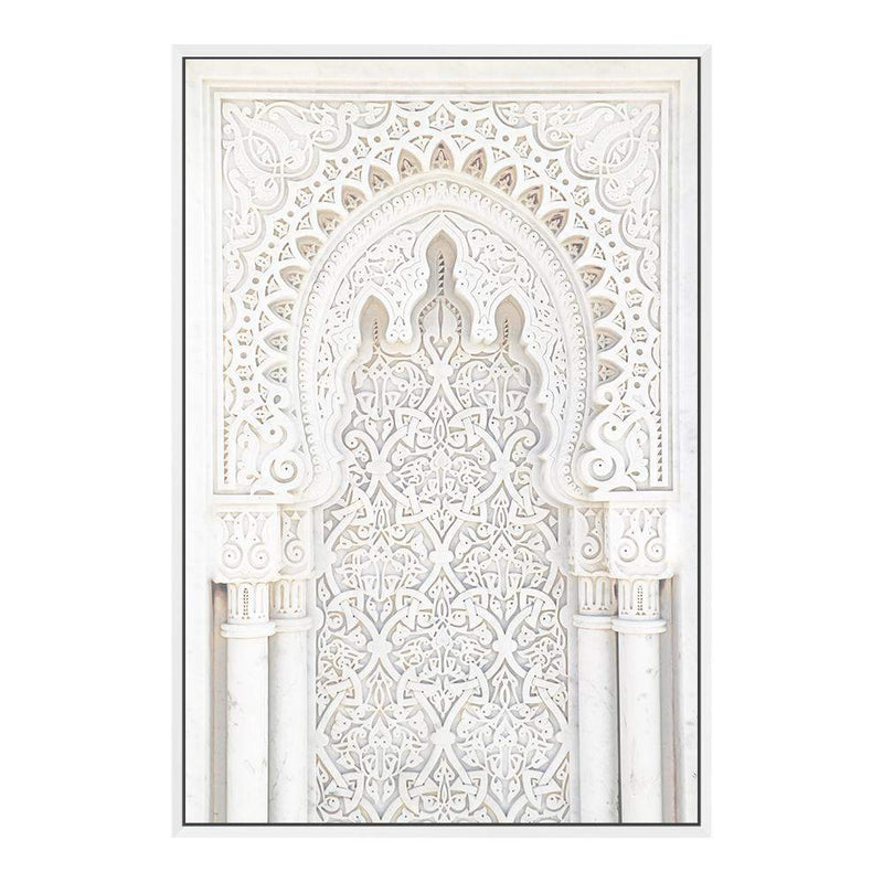 Moroccan Arch-The Paper Tree-Arch,Architecture,boho,door,minimalist,moroccan,moroccan Arch,morocco,neutral,portrait,premium art print,scandi,wall art,Wall_Art,Wall_Art_Prints,white