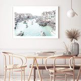 Venice Canals-The Paper Tree-architecture,boat,building,canal,hamptons,italy,landscape,premium art print,travel,venice,wall art,Wall_Art,Wall_Art_Prints,water