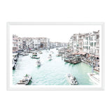 Venice Canals-The Paper Tree-architecture,boat,building,canal,hamptons,italy,landscape,premium art print,travel,venice,wall art,Wall_Art,Wall_Art_Prints,water