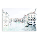 Venice Canals II-The Paper Tree-architecture,boat,building,canal,hamptons,italy,landscape,premium art print,travel,venice,wall art,Wall_Art,Wall_Art_Prints,water