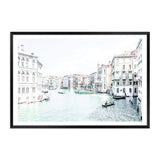 Venice Canals II-The Paper Tree-architecture,boat,building,canal,hamptons,italy,landscape,premium art print,travel,venice,wall art,Wall_Art,Wall_Art_Prints,water