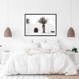 The Spanish Church-The Paper Tree-architecture,boho,building,church,hamptons,landscape,neutral,old building,palm,palm tree,premium art print,spain,spanish,travel,wall art,Wall_Art,Wall_Art_Prints,white