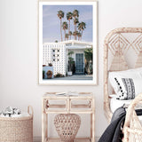 The Palm Springs Property-The Paper Tree-architecture,building,california,house,mid century,midcentury,palm,palm springs,portrait,premium art print,property,retro,slim aarons,wall art,Wall_Art,Wall_Art_Prints