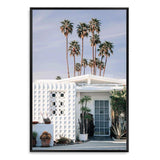 The Palm Springs Property-The Paper Tree-architecture,building,california,house,mid century,midcentury,palm,palm springs,portrait,premium art print,property,retro,slim aarons,wall art,Wall_Art,Wall_Art_Prints