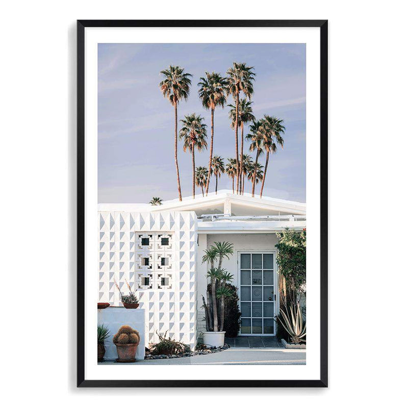 The Palm Springs Property-The Paper Tree-architecture,building,california,house,mid century,midcentury,palm,palm springs,portrait,premium art print,property,retro,slim aarons,wall art,Wall_Art,Wall_Art_Prints