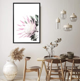 Pink Protea-The Paper Tree-dusty pink,floral,flower,flowers,pink flower,pink protea,portrait,premium art print,protea,protea flower,protea flowers,wall art,Wall_Art,Wall_Art_Prints