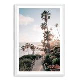 Beach Side Palm Springs-The Paper Tree-beach,blue,california,coast,coastal,coastline,green,hamptons,hotel,mid century,midcentury,motel,palm,palm springs,palm trees,portrait,premium art print,resort,retro,slim aarons,wall art,Wall_Art,Wall_Art_Prints,yellow