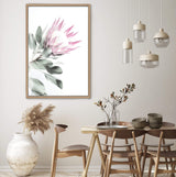 Pink Protea II-The Paper Tree-dusty pink,floral,flower,flowers,pink flower,pink protea,portrait,premium art print,protea,protea flower,protea flowers,wall art,Wall_Art,Wall_Art_Prints