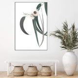 White Eucalyptus Flower II-The Paper Tree-australian native,botanical,eucalyptus,flower,gum,gum leaves,hamptons,leaf,leaves,native,portrait,premium art print,wall art,Wall_Art,Wall_Art_Prints,white flower,wild flower