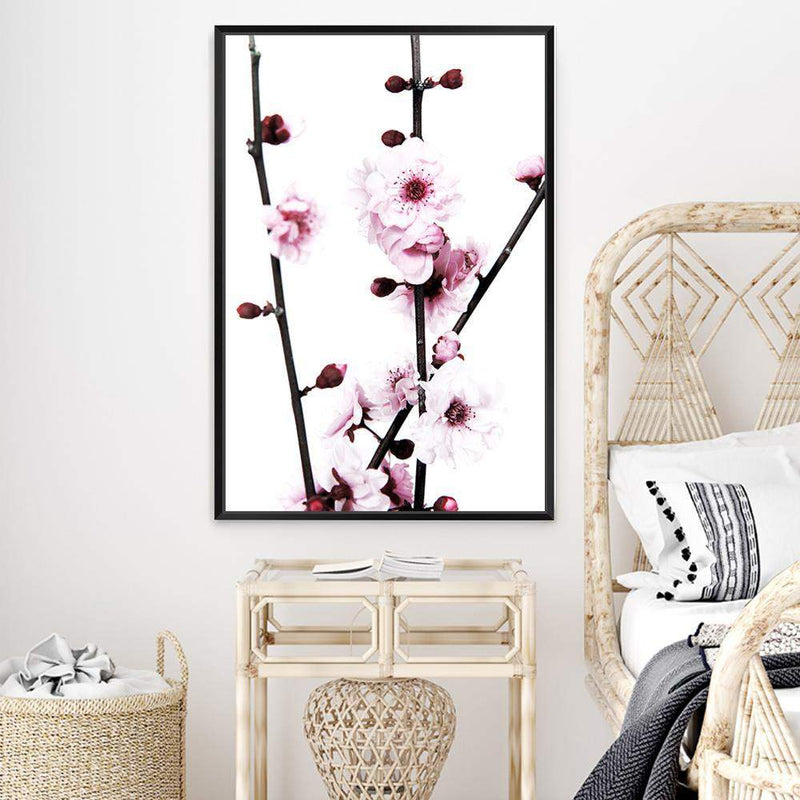 Cherry Blossom-The Paper Tree-bloom,blossom,cherry blossom,floral,flower,pink,portrait,premium art print,wall art,Wall_Art,Wall_Art_Prints