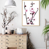 Cherry Blossom-The Paper Tree-bloom,blossom,cherry blossom,floral,flower,pink,portrait,premium art print,wall art,Wall_Art,Wall_Art_Prints