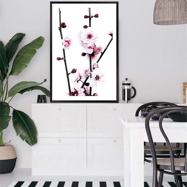 Cherry Blossom-The Paper Tree-bloom,blossom,cherry blossom,floral,flower,pink,portrait,premium art print,wall art,Wall_Art,Wall_Art_Prints