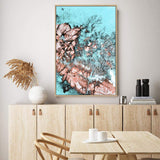 Teal Ocean Rocks III-The Paper Tree-aerial,beach,coast,coastal,hamptons,ocean,portrait,premium art print,rocks,teal,wall art,Wall_Art,Wall_Art_Prints,water