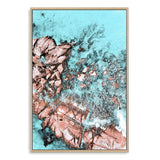 Teal Ocean Rocks III-The Paper Tree-aerial,beach,coast,coastal,hamptons,ocean,portrait,premium art print,rocks,teal,wall art,Wall_Art,Wall_Art_Prints,water