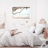 The Beach Side Swing-The Paper Tree-BEACH,boho,botanical,coast,coastal,COASTAL ART,coastline,hamptons,landscape,OCEAN,premium art print,SWING,wall art,Wall_Art,Wall_Art_Prints,WAVES