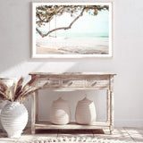 The Beach Side Swing-The Paper Tree-BEACH,boho,botanical,coast,coastal,COASTAL ART,coastline,hamptons,landscape,OCEAN,premium art print,SWING,wall art,Wall_Art,Wall_Art_Prints,WAVES