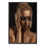 The Woman In Bronze-The Paper Tree-bronze,contemporary,designer,elegant,female,premium art print,statue,wall art,Wall_Art,Wall_Art_Prints,woman