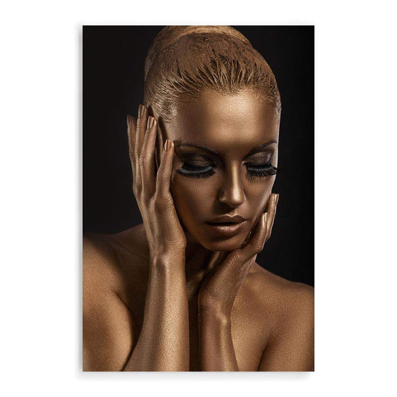 The Woman In Bronze-The Paper Tree-bronze,contemporary,designer,elegant,female,premium art print,statue,wall art,Wall_Art,Wall_Art_Prints,woman