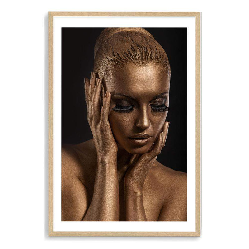 The Woman In Bronze-The Paper Tree-bronze,contemporary,designer,elegant,female,premium art print,statue,wall art,Wall_Art,Wall_Art_Prints,woman