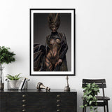 The Butterfly Queen-The Paper Tree-black,butterfly,eclectic,fantasy,female,gold,portrait,premium art print,unique,wall art,Wall_Art,Wall_Art_Prints,woman