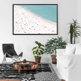 The Beach-The Paper Tree-beach,busy beach,coast,coastal,hamptons,landscape,ocean,premium art print,sand,shore,wall art,Wall_Art,Wall_Art_Prints