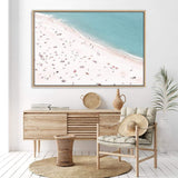 The Beach-The Paper Tree-beach,busy beach,coast,coastal,hamptons,landscape,ocean,premium art print,sand,shore,wall art,Wall_Art,Wall_Art_Prints